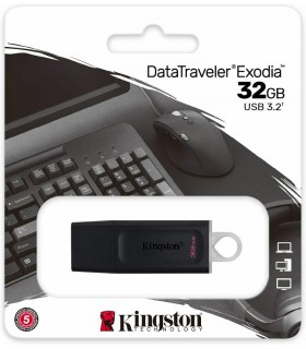 Pendrive 32GB Kingston DataTravel Exodia USB 3.2