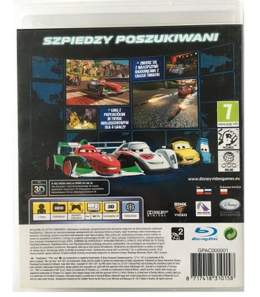 Auta 2 Disney Pixar Cars 2 PL po polsku PS3