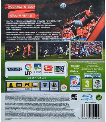 FIFA 12 PS3 PL Polska Wersja