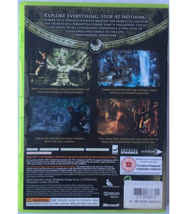 Tomb Raider Underworld Xbox 360
