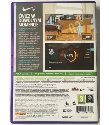 Nike + Kinect Training Xbox 360 PL