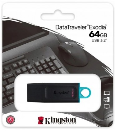 Pendrive 64GB Kingston DataTravel Exodia USB 3.2