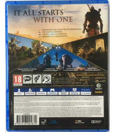 Assassins Creed Origins PS4 PL *U