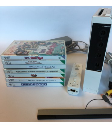 Konsola Nintendo Wii RVL-001 Gwarancja + 7 Gier