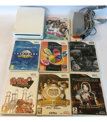 Konsola Nintendo Wii RVL-001 Gwarancja + 7 Gier