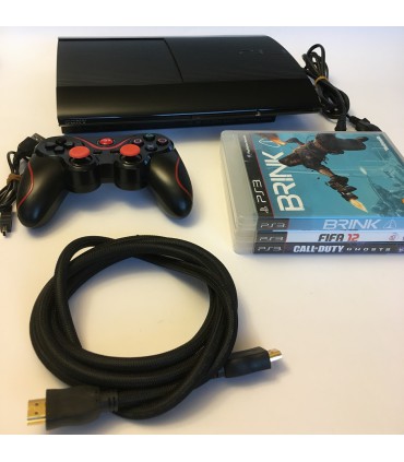 Konsola PS3 Super Slim 500GB + 3 gry
