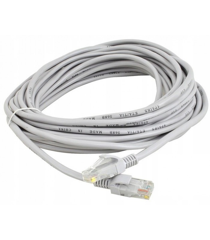 Kabel Sieciowy Lan ethernet skrętka RJ45 UTP 20m Cat5E