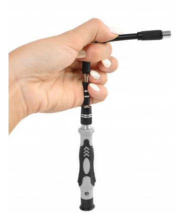 Zestaw narzędzi precyzyjnych śrubokręty Imbus Torx 110el kostki otwieraki