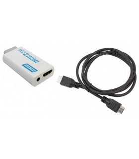 Konwerter HDMI do konsoli Wii + Kabel HDMI
