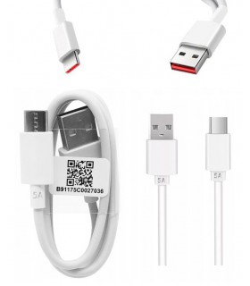 Kabel  XIAOMI USB Typ C 5A 27W Fast Q3 biały 1m