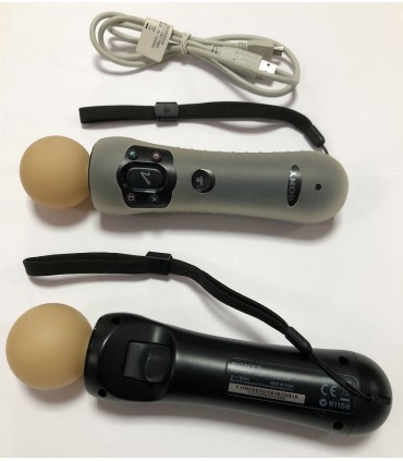 Zestaw 2x Kontroler ruchu Sony Move PS3 PS4 VR