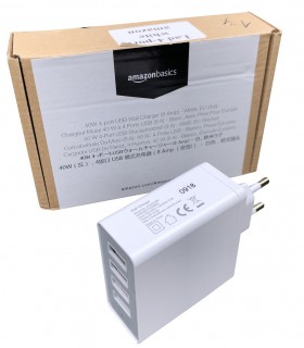 Ładowarka sieciowa 40W Amazon Basics 4x USB 2.4A