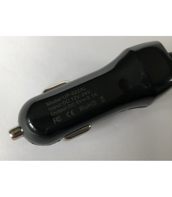 Szybka Ładowarka samochodowa 3A USB + micro USB 