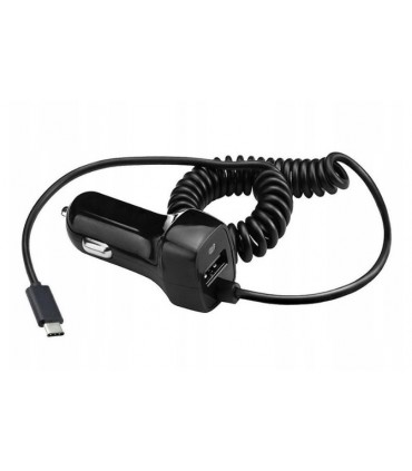 Szybka Ładowarka samochodowa 3A USB + micro USB 