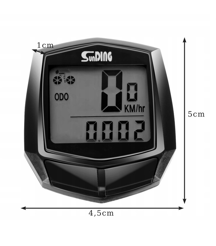 Licznik rowerowy z LCD wodoodporny prędkościomierz LR18664