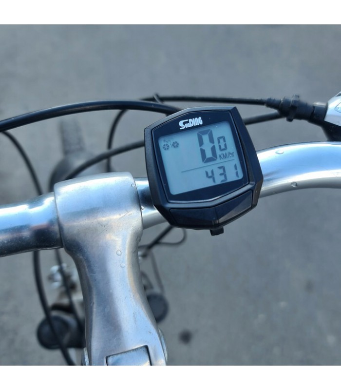 Licznik rowerowy z LCD wodoodporny prędkościomierz LR18664