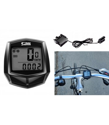 Licznik rowerowy z LCD wodoodporny prędkościomierz LR18664
