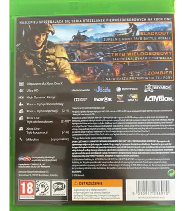 Call of Duty Black Ops IIII 4 PL Xbox One