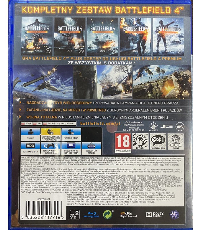 Battlefield 4 PS4 PL