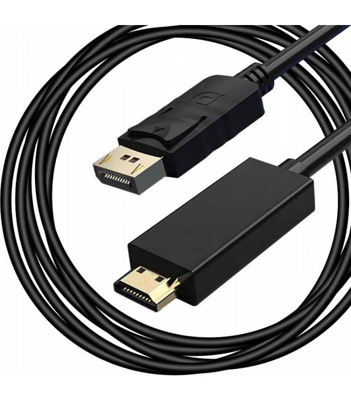 Kabel DisplayPort DP na HDMI 4K 1.8m