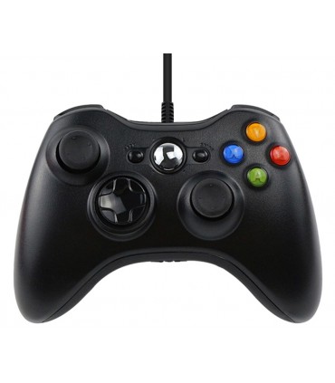 Pad PC XBOX 360 przewodowy kontroler USB czarny