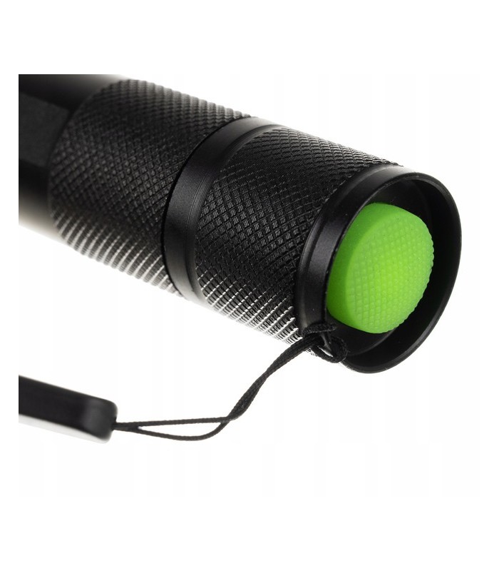 Latarka 2w1 Taktyczna CREE Led Zoom UV