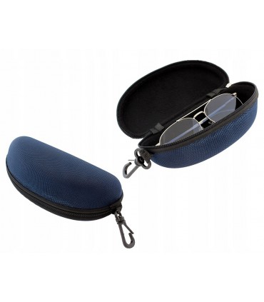 Mocne twarde Etui Pokrowiec na okulary Blue