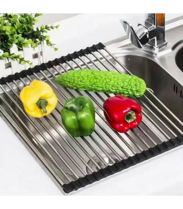 Ociekacz zwijany Suszarka Kratka kuchenna na zlew