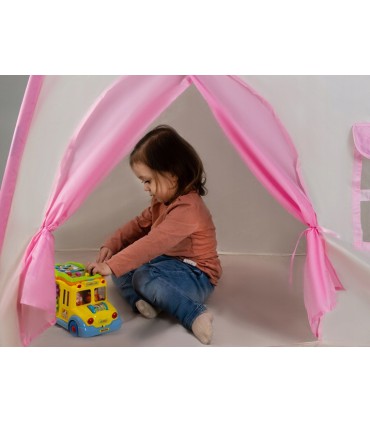 Namiot dla dzieci DOMEK do domu ogrodu Lampki LED