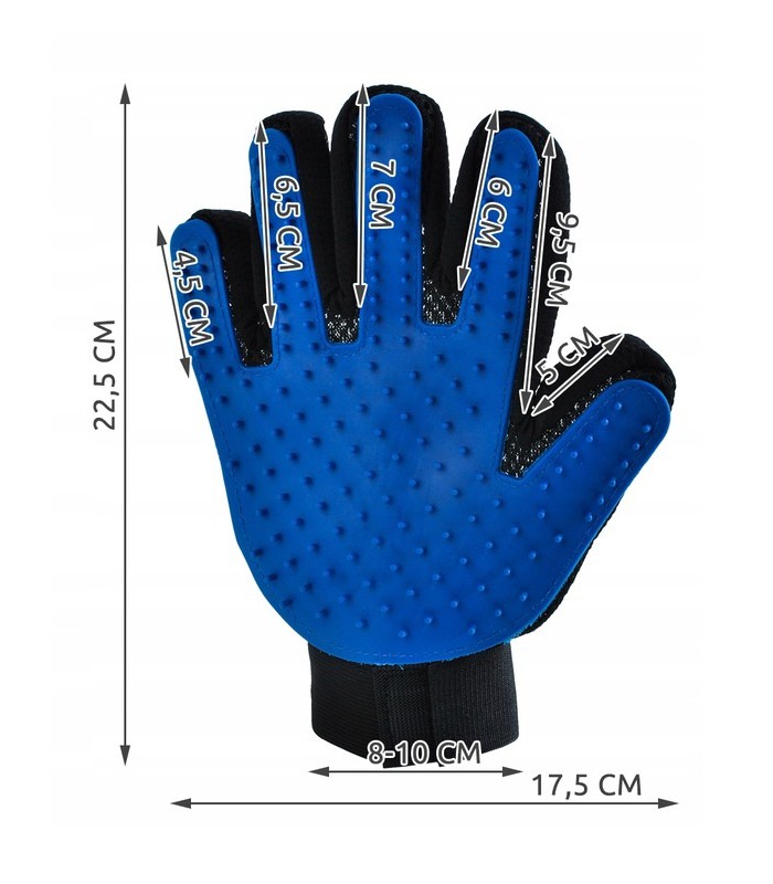 Rękawica do czesania sierści zwierząt Psa Kota