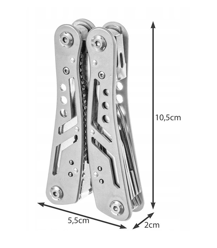 Multitool Narzędzie wielofunkcyjne 13w1 Etui + 11 bitów