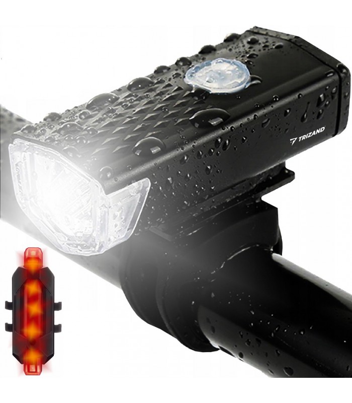 Lampka rowerowa LED Oświetlenie rower Przód Tył 