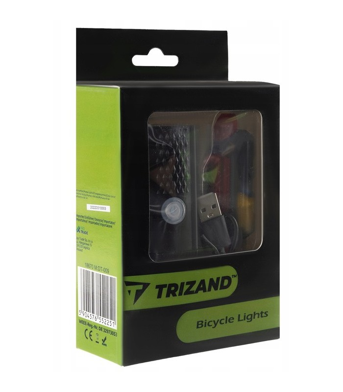 Lampka rowerowa LED Oświetlenie rower Przód Tył 