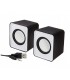 Głośniki mini 2x3W stereo USB PC Laptop Białe