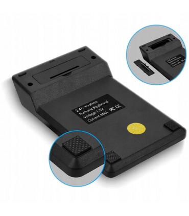 Klawiatura Bezprzewodowa Numeryczna USB bluetooth membranowa