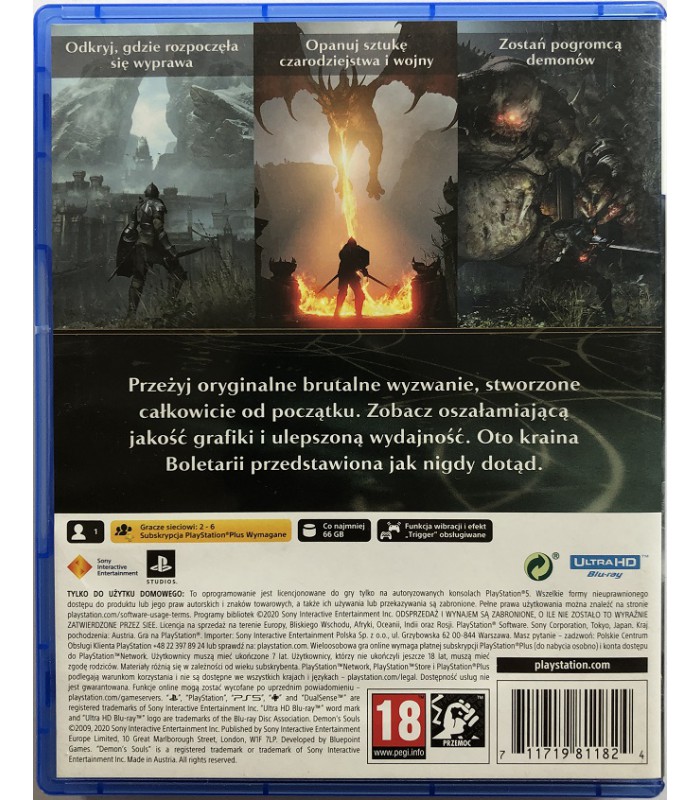 Demons Souls PS5 napisy PL