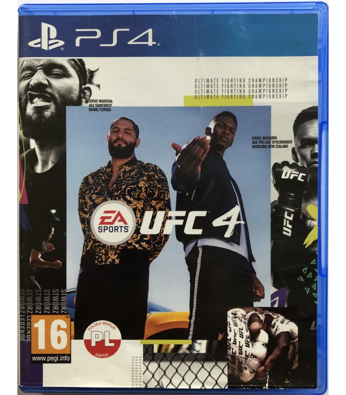 UFC 4 PS4 PS5 PL 