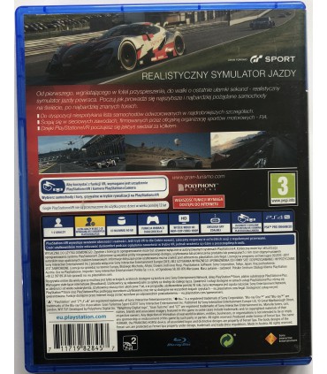 Gran Turismo Sport PS4 VR Premierowe wydanie PL