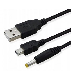 Kabel 2in1 ładowanie i podłączenie z PC PSP Slim
