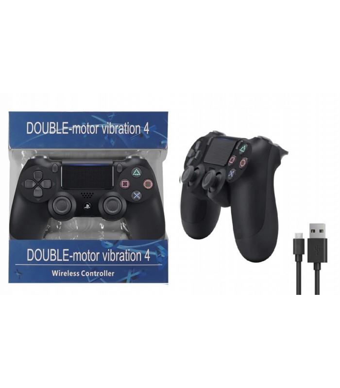 Pad bezprzewodowy Kontroler PS4 Czarny + Kabel