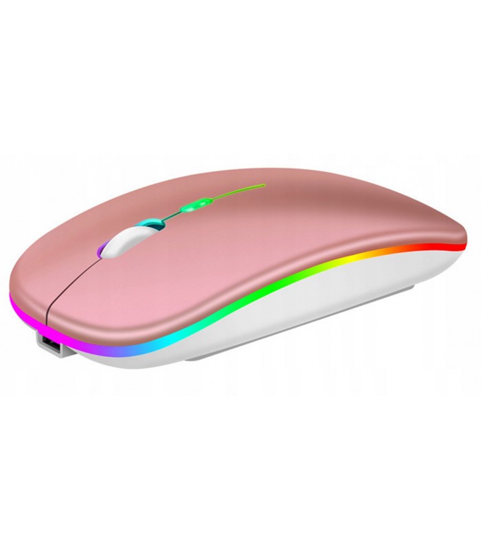 Bezprzewodowa Mysz bez baterii Piękna Rose Gold