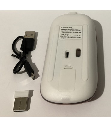 Bezprzewodowa Mysz bez baterii Piękna Rose Gold