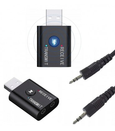 Transmiter 2w1 Nadajnik Odbiornik Bluetooth 5.0