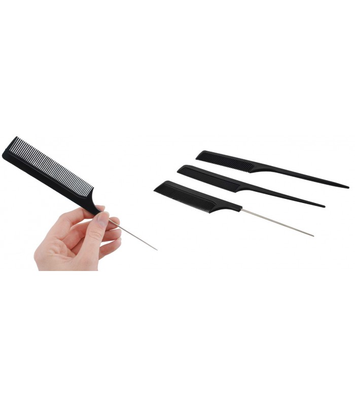 Grzebienie fryzjerskie Profesjonalny Zestaw 10szt