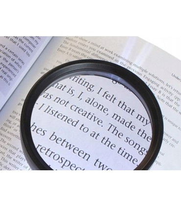 Lupa powiększająca 3x Zoom do czytania Szkło 90mm  