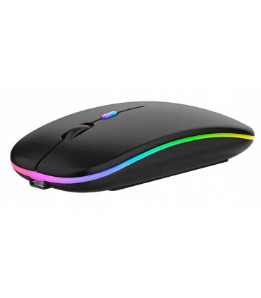 Mysz bezprzewodowa Slim Optyczna Led bez baterii