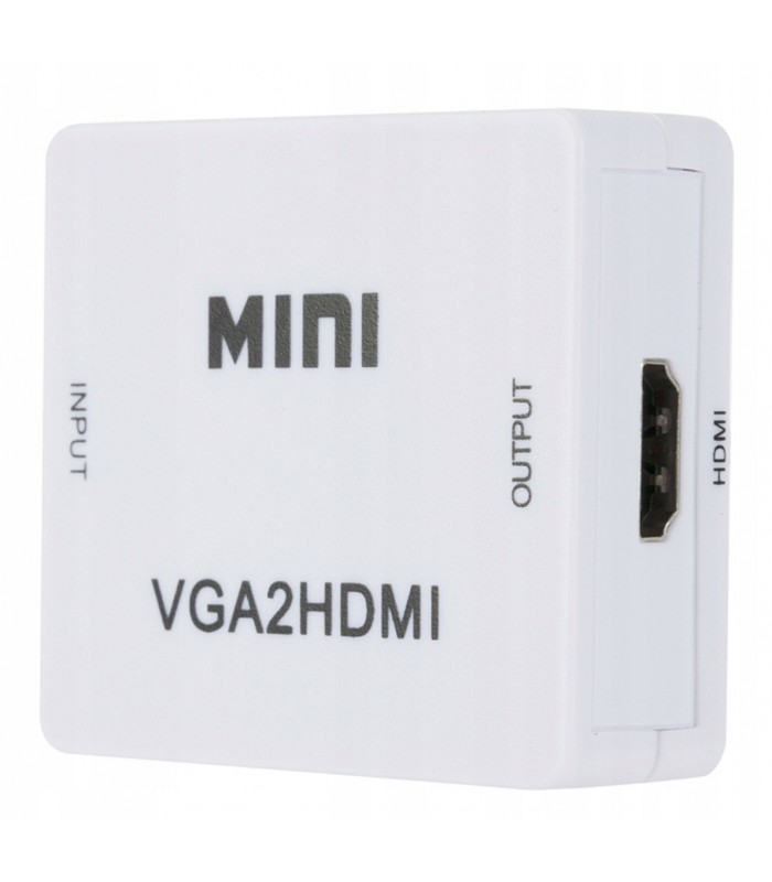 Konwerter obrazu z VGA do HDMI Audio FULL HD