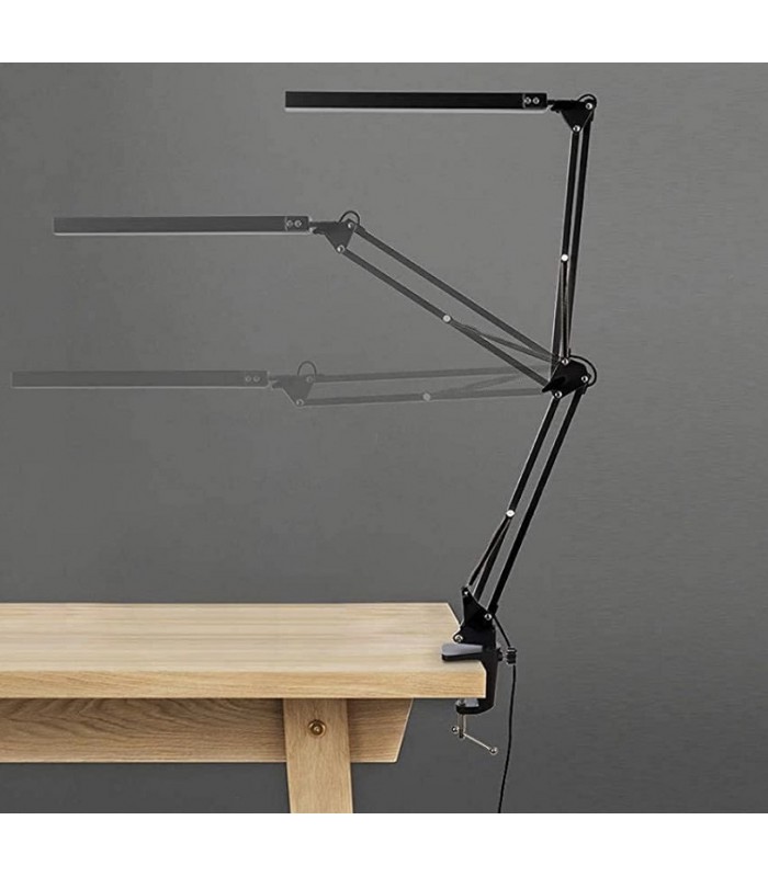 Lampa Kreślarska 2w1 biurkowa szkolna 5,6W na USB Lampka jasne światło