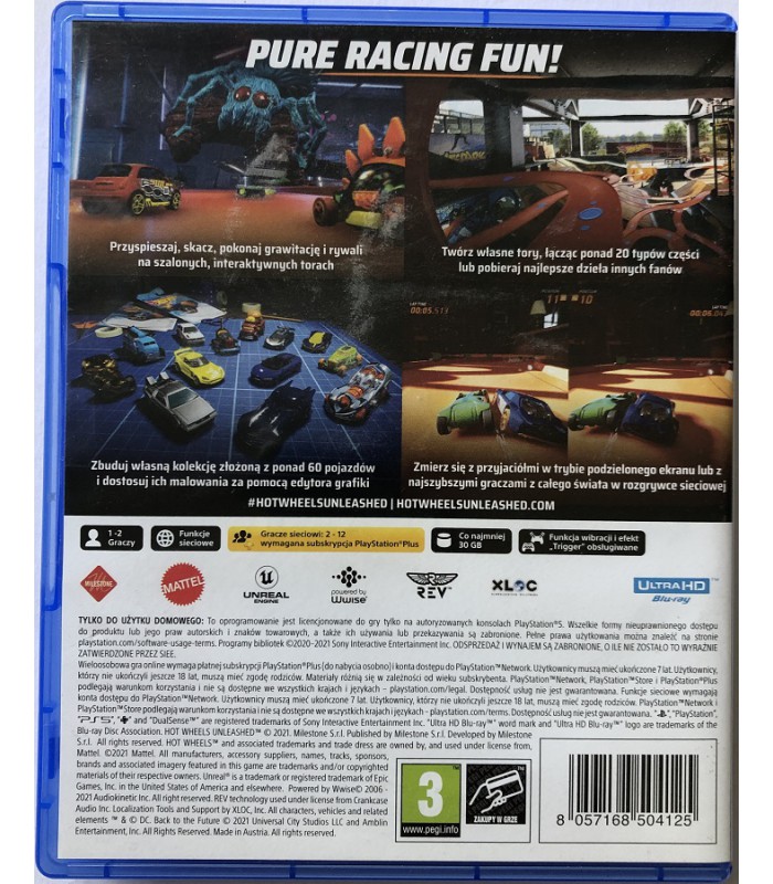Hot Wheels Unleashed PS5 PL