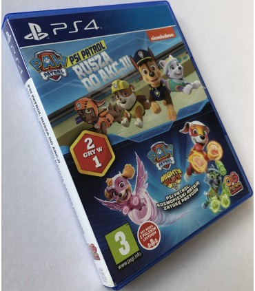 2 Gry Psi Patrol + Kosmopieski PS4 PL Dubbing